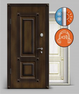 Входная металлическая дверь серии А3 металл/металл «Тепло»